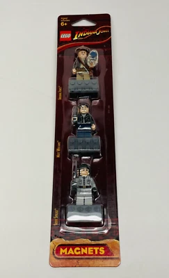 LEGO 852719 Indiana Jones Minifigure Magnet Set - New and Sealed - Image 1 of 4