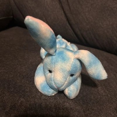 Vintage Fiesta Tie Died Bean Bag Bunny Plush Stuffed Animals - Image 1 of 4