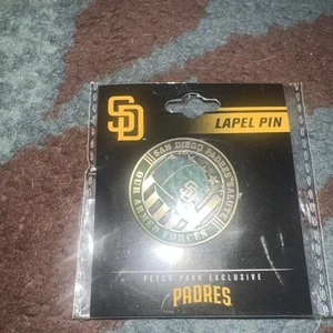 San Diego Padres 2025 Stadium Exclusive Salute Armed Forces Pin - Picture 1 of 7
