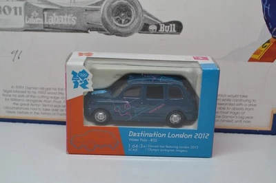 CORGI LONDON 2012 OLYMPICS - LONDON TAXI - WATER POLO -  1:64 SCALE MODEL CAR - Image 1 of 4