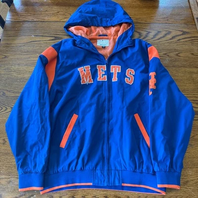 De colección Mets Nuevo G-III Deportes XXL Chaqueta Abrigo Con Capucha Béisbol Carl Banks Foto 1 de 4