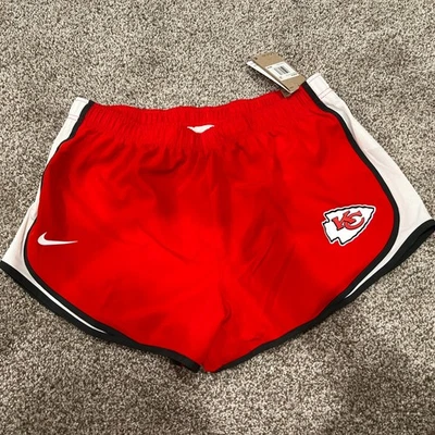 Pantalones Cortos para Correr Kansas City Chiefs Nike Para Mujer Tempo Rojo Dri-Fit Rendimiento XXL Foto 1 de 4