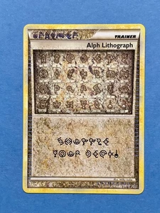 Pokemon Alph Lithograph Two - Unleashed - NM - Picture 1 of 2