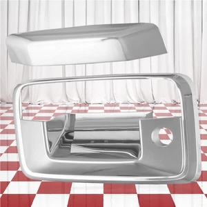2pc. Chrome Tailgate Handle Cover fits 2019 GMC Sierra 1500 LD Classic Old Body - Picture 1 of 2