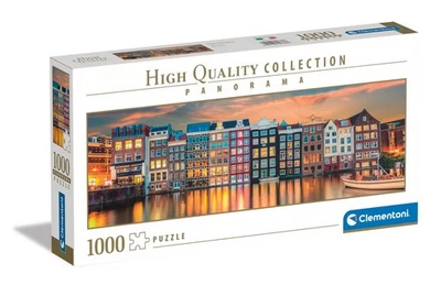 Clementoni - 39838 - Puzzle Collection Panorama - Bright Amsterdam - 1000 P 8UZe - Immagine 1 di 4