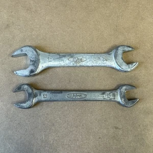 VINTAGE HM KOWA HONDA MOTORS KIT WRENCH DOUBLE OPEN END 17mm 14mm and 12mm 10mm - Picture 1 of 8