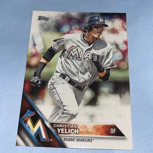 2016 Topps #223 Christian Yelich Miami Marlins neuwertig - Bild 1 von 2