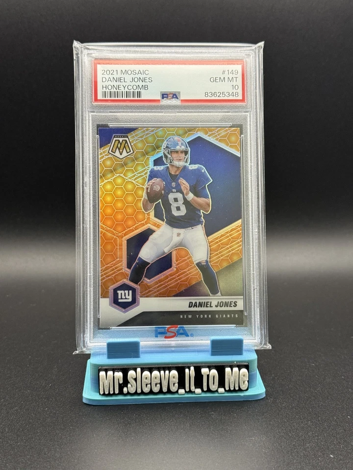 DANIEL JONES 2021 MOSAIC HONEYCOMB #149 PRIZM PSA 10 Colts MVP 📈 - Image 1 of 2