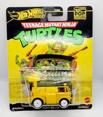 Hot Wheels Premium Teenage Mutant Ninja Turtles Party Wagon Toy Van Nuevo Mattel  Foto 1 de 4