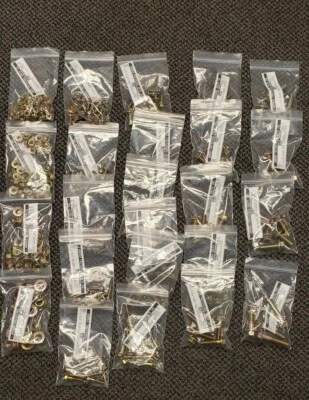 496 Piece Class 10.9 Metric Flange Bolt & Flange Nut Yellow Assortment Kit - Image 1 of 4