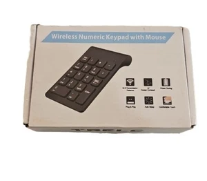T’RELC wireless numeric keypad with mouse Black Open Box - Bild 1 von 5