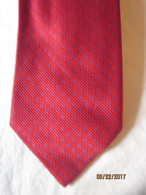 Corbata Henry Jacobson roja de seda Foto 1 de 2