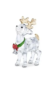 Swarovski Crystal Joyful Collection Santa’s Reindeer Figurine 5532575 NIB - Picture 1 of 6