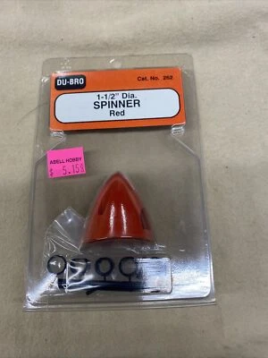 NEW DuBro for Airplanes 1-1 / 2" Standard Spinner Red / Spinners 262 - Image 1 of 2