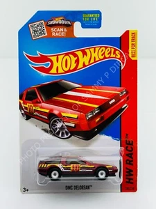 Hot Wheels 2015 SUPER Treasure Hunt DMC DELOREAN Red NEW in BLISTER !!! - Picture 1 of 2