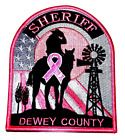 DEWEY COUNTY – PINK BREAST CANCER AWARENESS – SOUTH DAKOTA Sheriff Patch 