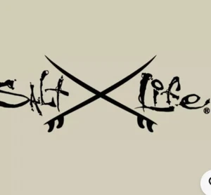 SALT LIFE SURF BOARDS " BLACK" medium DECAL SAD936 NEW - Picture 1 of 1