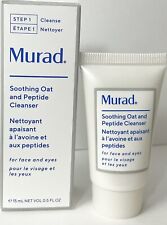 Murad Soothing Oat and Peptide Cleanser Face Wash Travel Mini 15mL 0.5oz