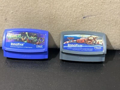 Vtech InnoTab Disney Pixar Cars 2 + TMNT Turtle Power Cartridge Games ( 2 Games) - Image 1 of 4