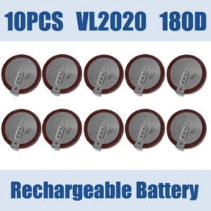 VL2020/HAN Rechargeable Button Coin Battery 3V For Remote Car Panasonic New 10PC - Picture 1 of 5