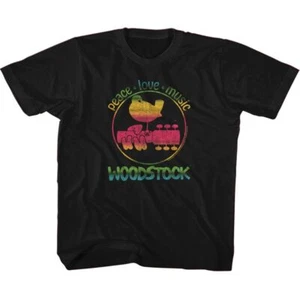 Kids Woodstock Gradient Music Shirt - Picture 1 of 3