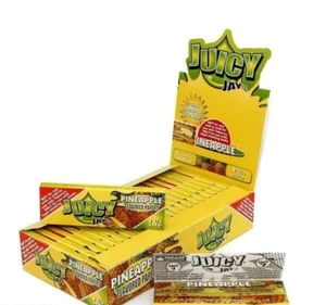 Juicy Jay’s Flavored Rolling Papers – Pineapple– 1 1/4 -24pks per display - Picture 1 of 1