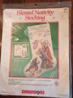 Vintage 1988 Dimensions Blessed Nativity Stocking Counted Cross Stitch Kit New