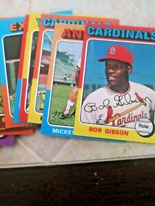 1975 Topps Baseball Cards - You Pick - Complete Your Set