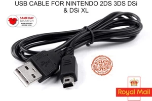 Cable Cargador USB Nintendo para DSi / DSi XL / 2DS / 2DS XL / 3DS / 3DS XL - Imagen 1 de 4