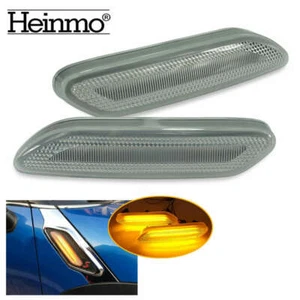 Clear LED Turn Signal Lights Side Marker Lamp For Cooper Countryman R60 R61 - Picture 1 of 6