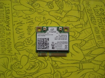 *Intel  Wireless-N 7260HMW  Dual-Band WLAN + Bluetooth 4.0 mini PCIe. - Immagine 1 di 2