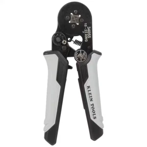 Klein Tools 34055 Ratcheting Ferrule Square Crimper, 10 to 22 AWG Wire - Picture 1 of 8