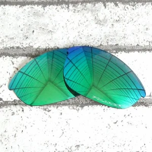 HPO Lente di Ricambio Acqua Salata per-OAKLEY Mezza Giacca-Verde Polarizzato - Foto 1 di 4