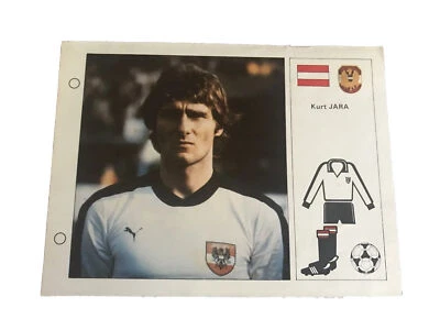 Fiche de collection étoiles mondiales 82 Kurt Jara numéro 25 éditorial Bruguera - Photo 1/2