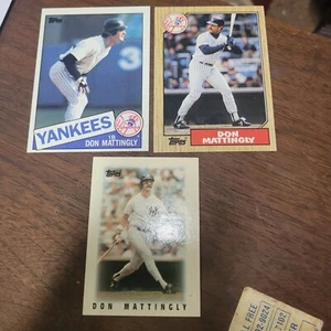 Topps 1985, 1987 Don Mattingly, 85 MVP, 86 Mini, KOSTENLOSER VERSAND - Bild 1 von 2