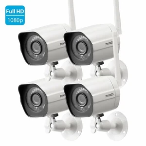 4 Camaras De Seguridad Wifi Exterior 1080P Inalambrica Con Vision Nocturna Video - Picture 1 of 4