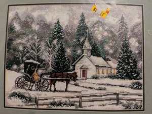 Sunset Nadelspitzen-Set weiß Kirche Charles Roy Smith 1996 neu versiegelt Vintage 12120 - Bild 1 von 4