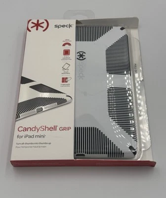 NUEVO EN CAJA Funda Speck CandyShell con agarre blanco y negro para iPad Mini Foto 1 de 4