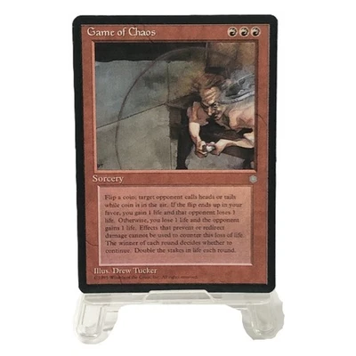 Magic The Gathering Game of Chaos Ice Age 1995 Single Card Japan - Image 1 of 4