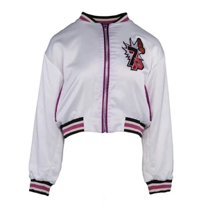 Maje Women's Jacket Size 40 / L Embroidered Bomber Jacket E18BLOOMY - Picture 1 of 8