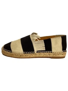 Chloe Espadrille Moccasins Border 36 BEG Suede Used - Picture 1 of 6