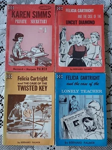 Vtg Bernard Palmer PB Book Lot Felicia Cartright Karen Simms Moody Youth 1950-60 - Picture 1 of 15