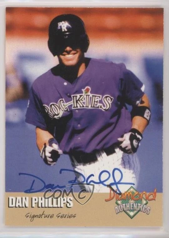 2000 Diamond Authentics Signature Series Auto /3250 Dan Phillips #12 Auto - Image 1 of 2
