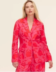 Women's XXS Classic Rose Blazer - kate spade New York Target Red Pink NWT - Picture 1 of 4