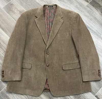 Lauren Ralph Lauren Men Sz 50R Brown Corduroy Blazer Jacket Evening Holiday - Image 1 of 4