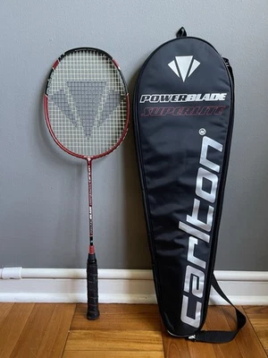 Raqueta de bádminton CARLTON Power Blade Superlite fibra de carbono modulis grafito Foto 1 de 4