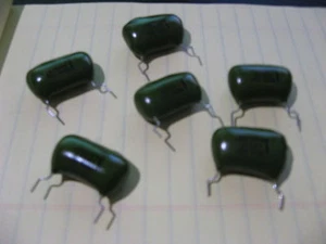 Mylar Papier-Tauchkondensator 0,082 uF 10 % 200 V - Neu aus altem Lagerbestand Menge 10 - Bild 1 von 2