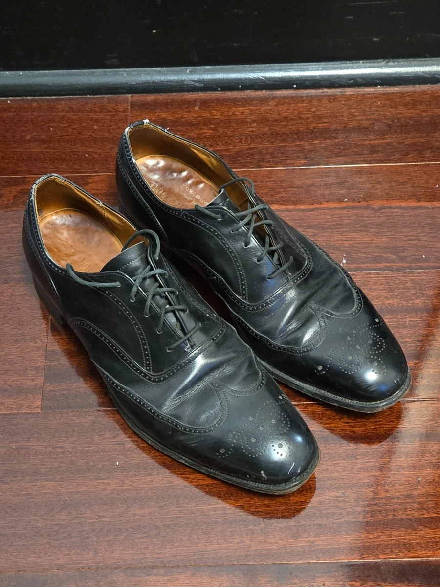 Alan McAfee Black Solid Dress Shoes for Men for sale | eBay
