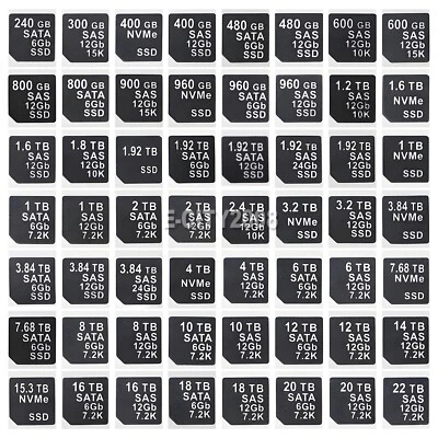 20PCS DXD9H X7K8W Tray Caddy Adhesive Stickers Labels FOR DELL G14 HDD Stickers - Image 1 of 4