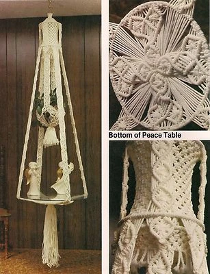 Fioriera da tavolo sospesa modello combinato - libro artigianale: # MP6 libro ritratti macramè 6 - Immagine 1 di 4